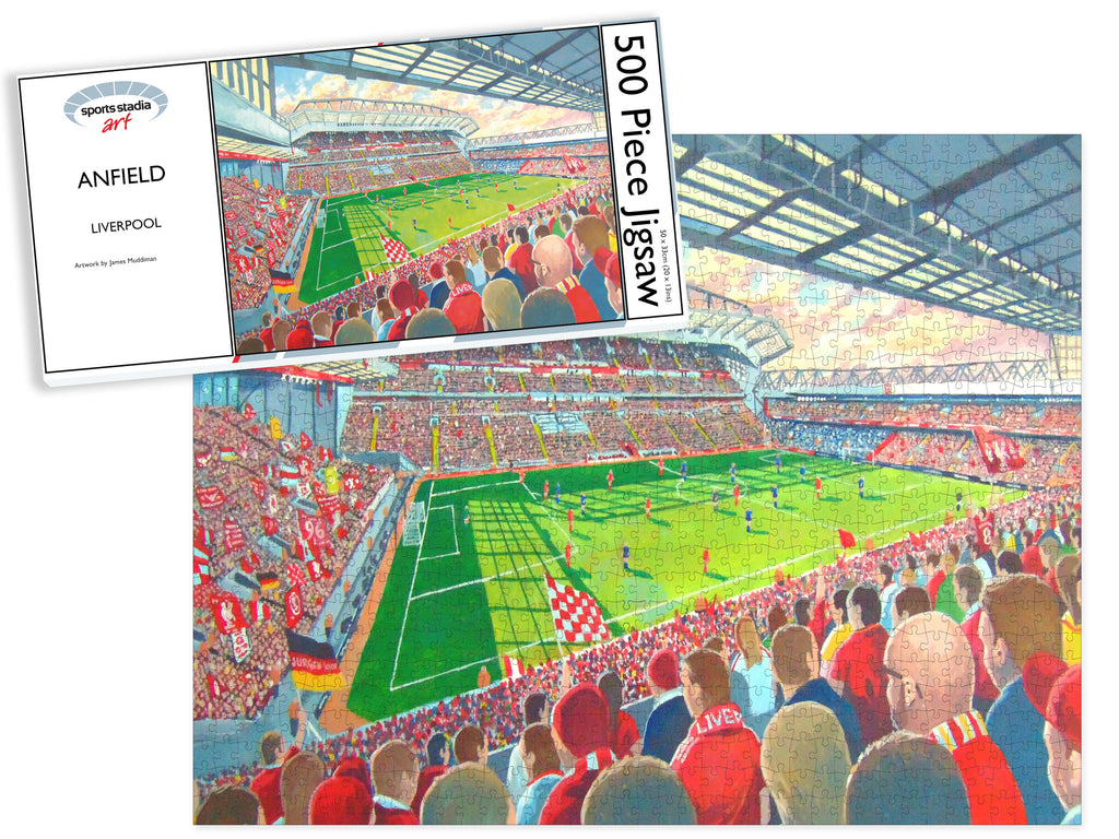 Liverpool FC Anfield Stadium Art Jigsaw Puzzle
