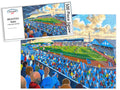 Carlisle United FC Brunton Park Stadium Art Jigsaw Puzzle