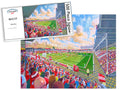 Walsall FC Bescot Stadium Art Jigsaw Puzzle