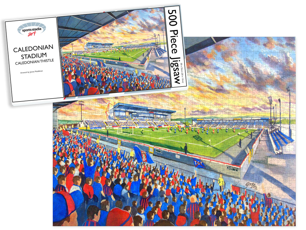Caledonian Thistle FC Stadium Art Jigsaw Puzzle