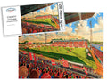 Swindon Town FC County Ground Stadium Art Jigsaw Puzzle