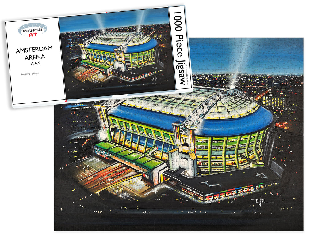 Ajax FC Amsterdam Arena Stadium Art Jigsaw Puzzle