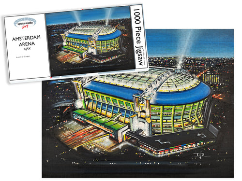 Ajax FC Amsterdam Arena Stadium Art Jigsaw Puzzle