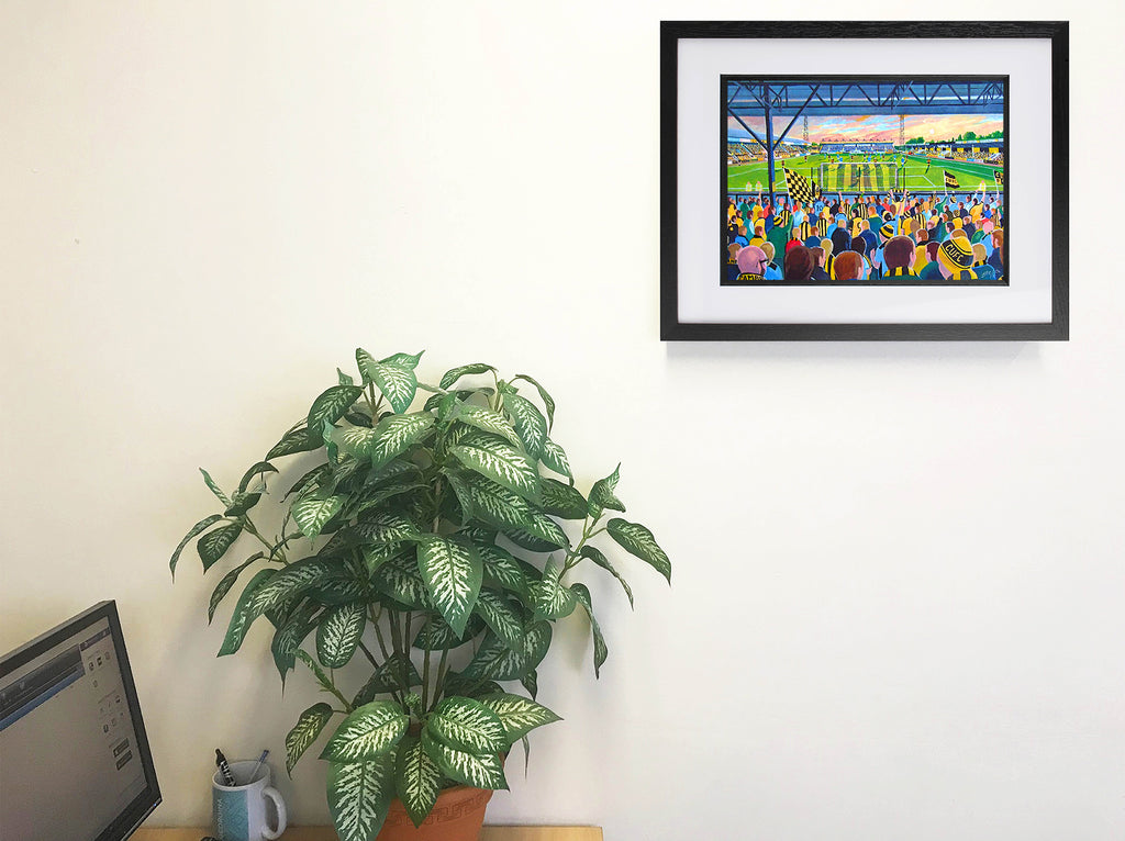 Cambridge United FC Abbey Stadium Wall Art A4 Print