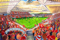 Bristol City FC Ashton Gate Stadium A4 Art Print