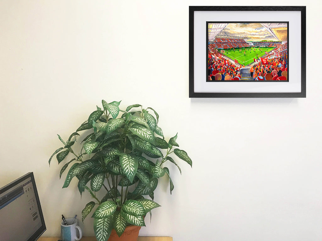 Bristol City FC Ashton Gate Stadium A4 Art Print