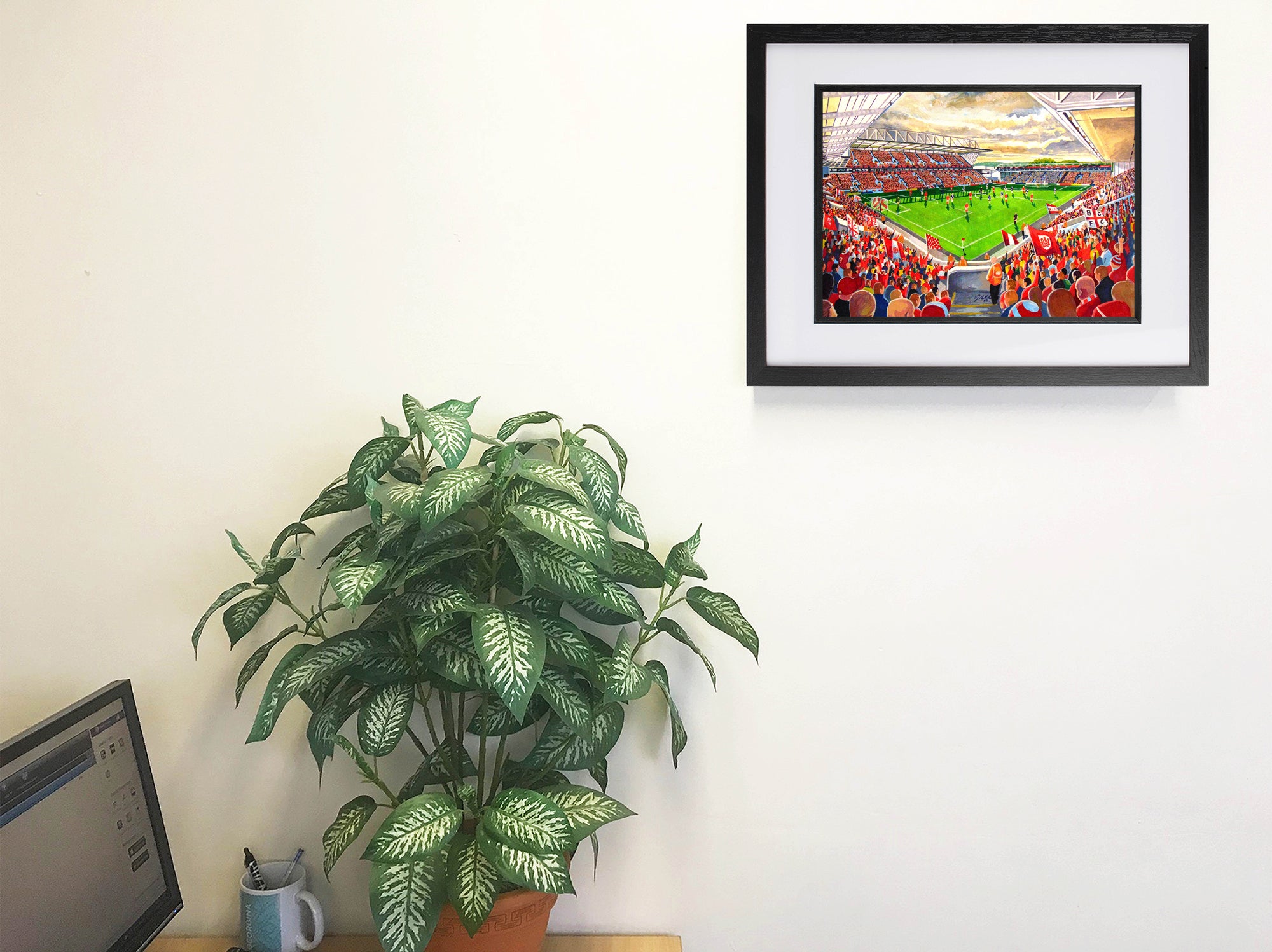 Bristol City FC Ashton Gate Stadium A4 Art Print
