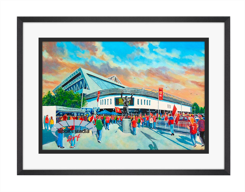 Bristol City FC Ashton Gate Stadium 'Going to the Match' Wall Art A4 Print