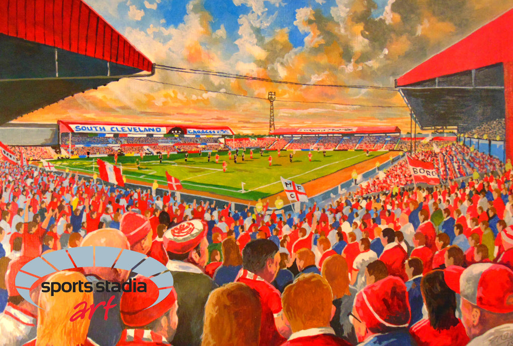 Middlesbrough FC Ayresome Park Stadium Wall Art A4 Print