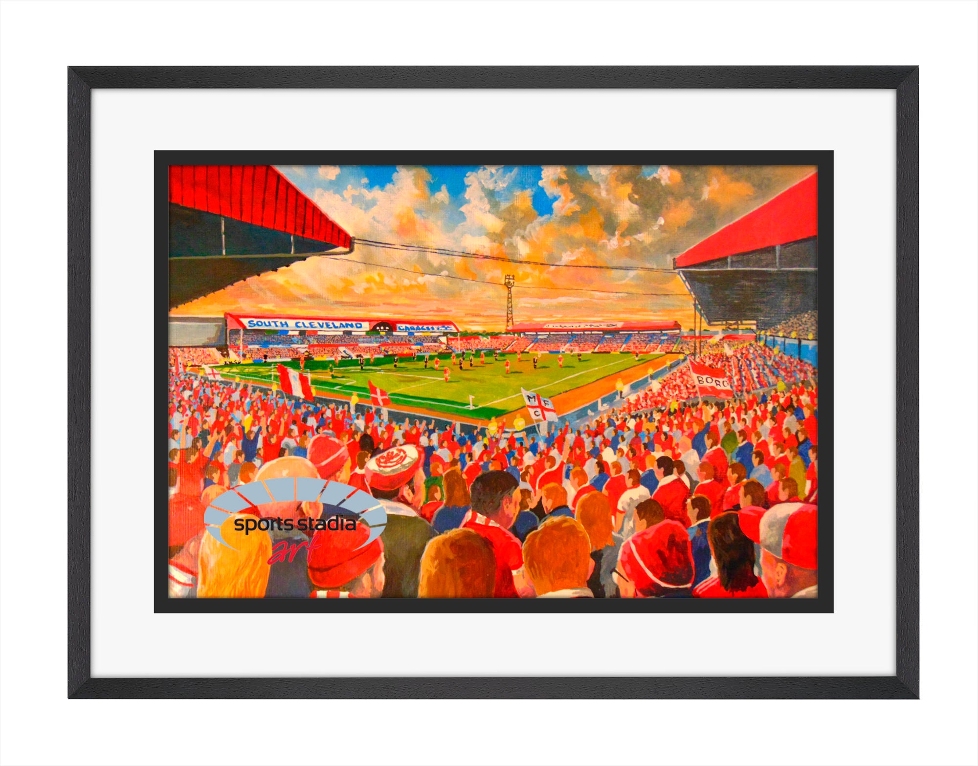 Middlesbrough FC Ayresome Park Stadium Wall Art A4 Print