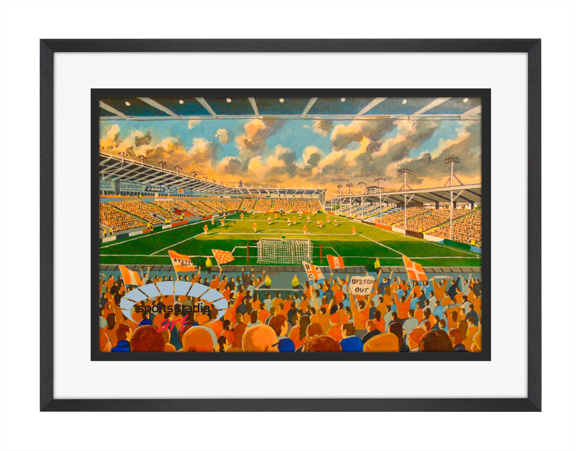 Blackpool FC Bloomfield Road Stadium Wall Art A4 Print