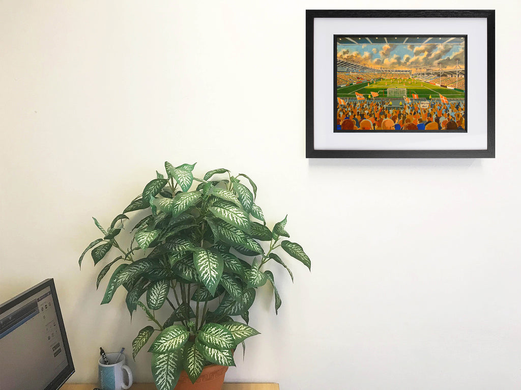 Blackpool FC Bloomfield Road Stadium Wall Art A4 Print