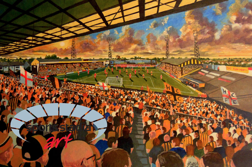 Hull City FC Boothferry Park Stadium Art Jigsaw Puzzle