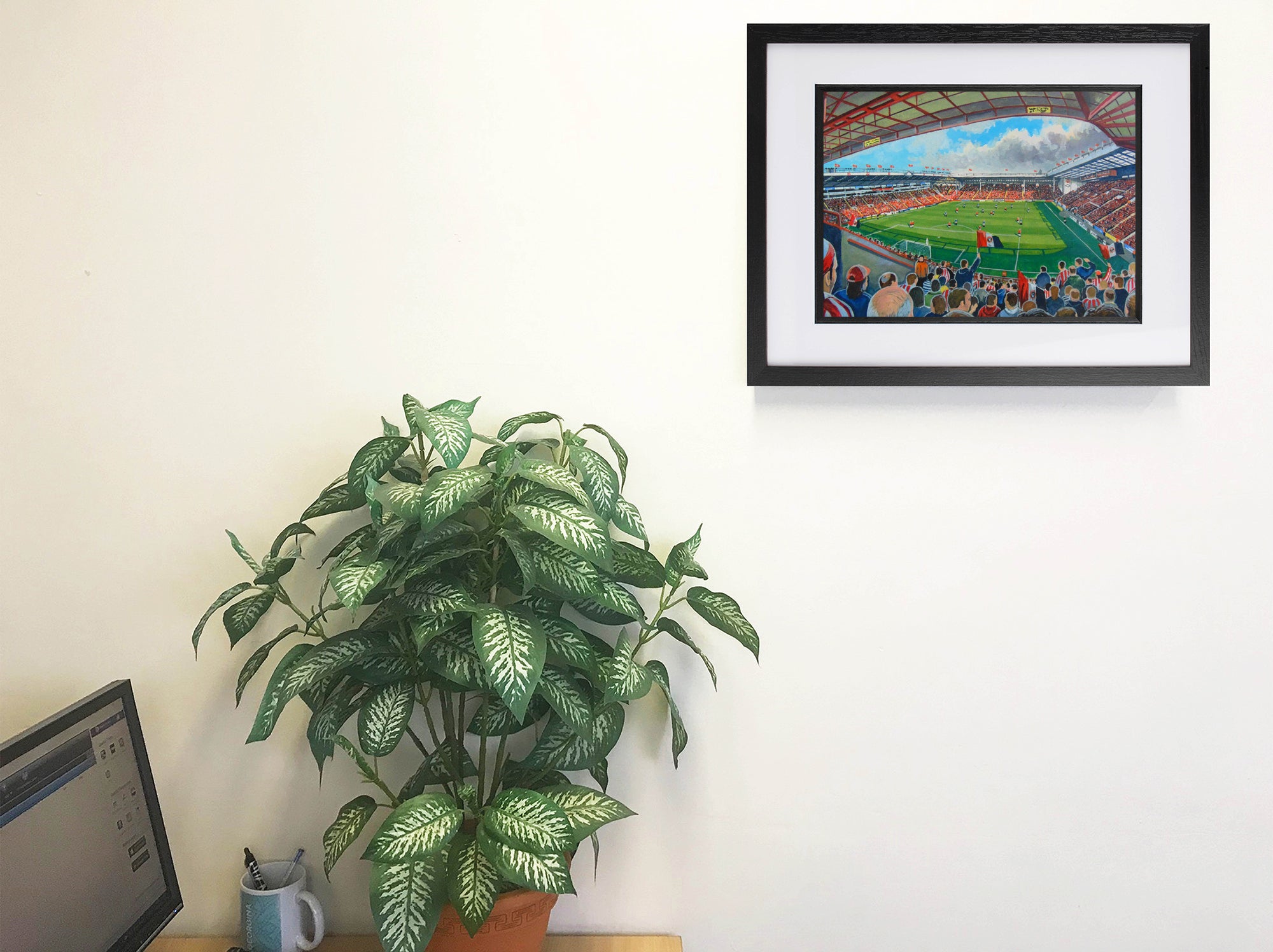 Sheffield United FC Bramall Lane Stadium Wall Art A4 Print