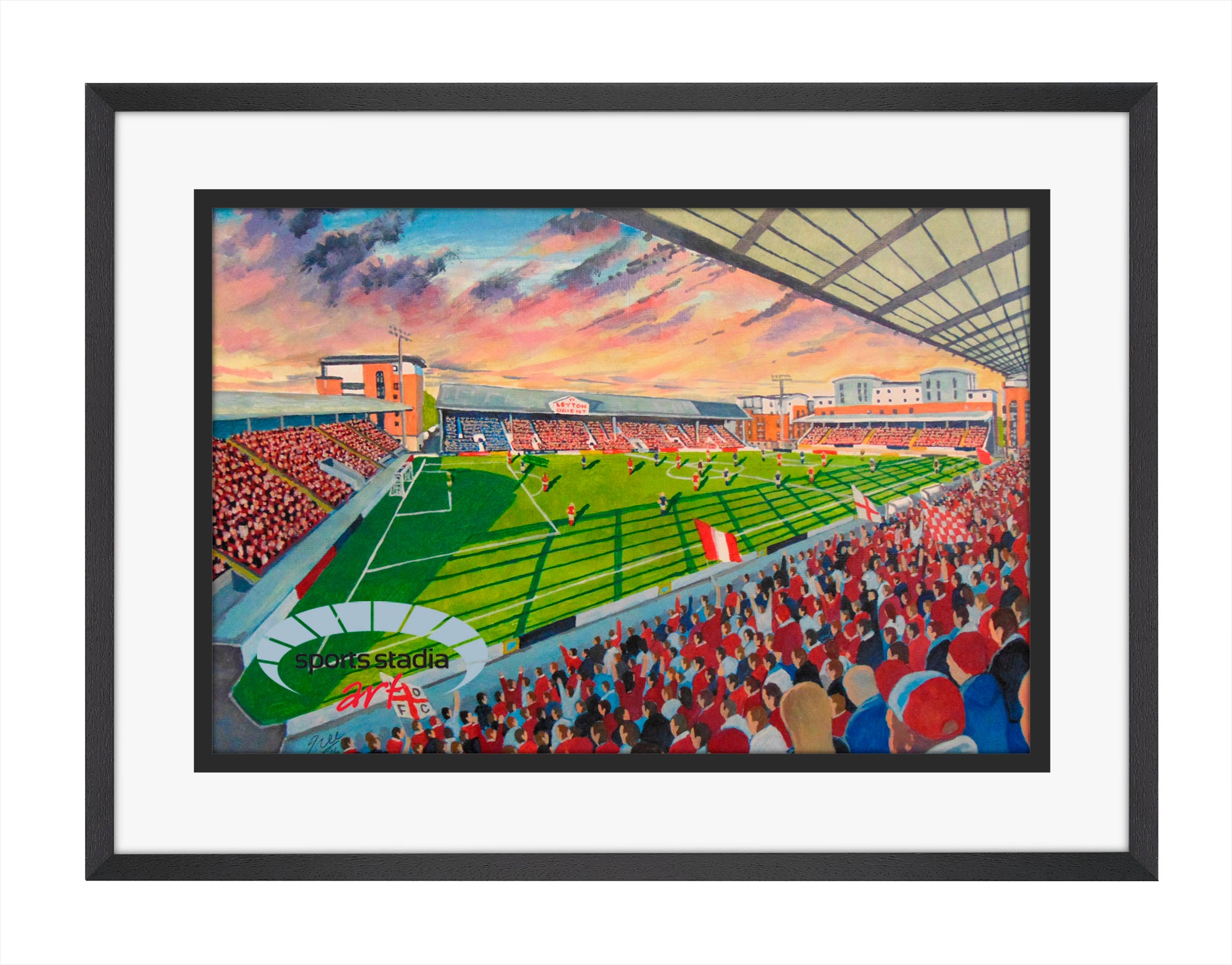 Leyton Orient FC Brisbane Road Stadium Wall Art A4 Print