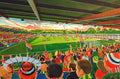 FC United of Manchester Broadhurst Park Stadium Wall Art A4 Print