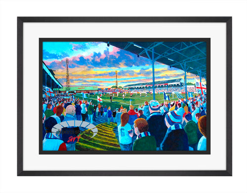 Bolton Wanderers FC Burnden Park Stadium Wall Art A4 Print