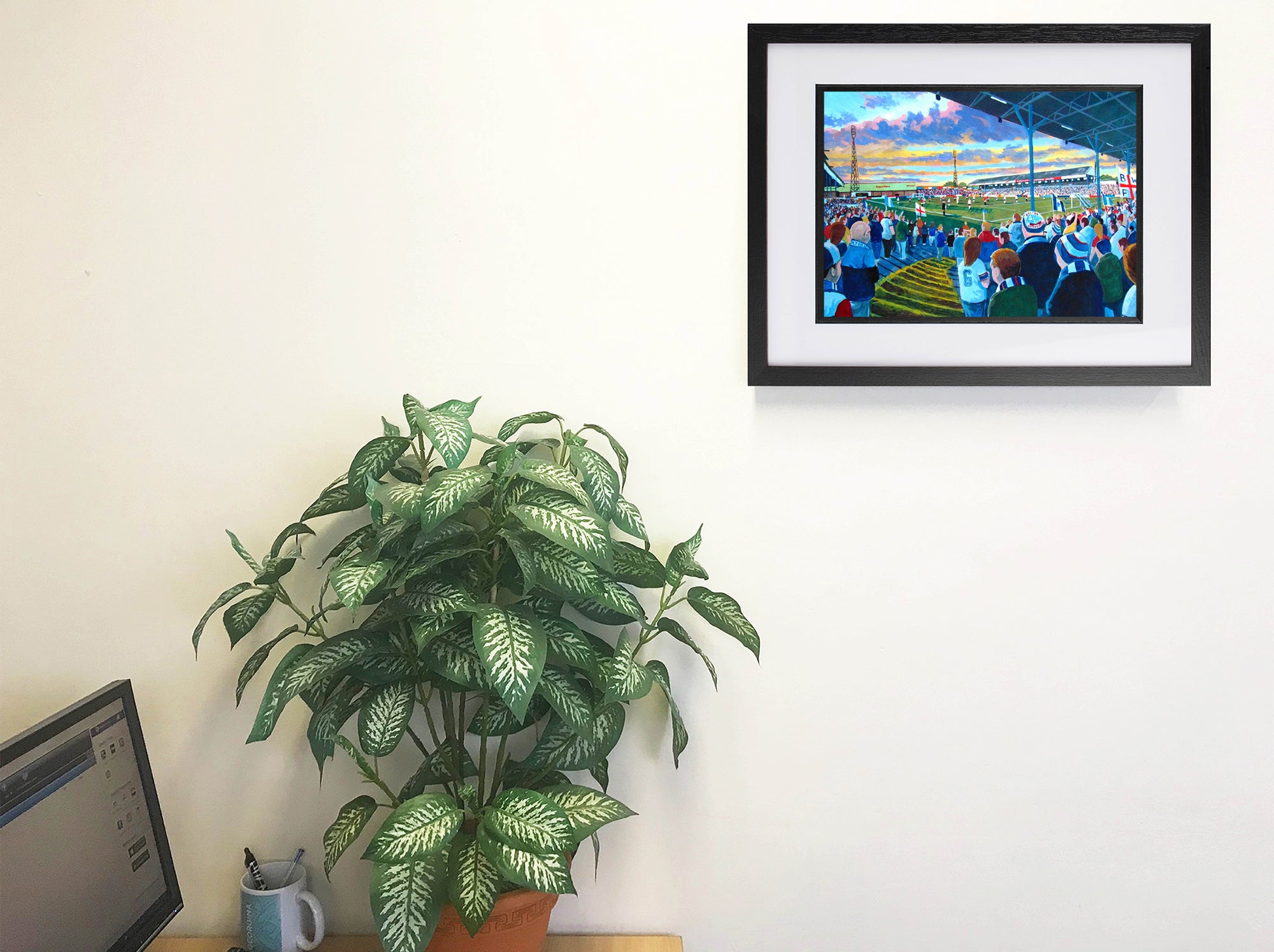 Bolton Wanderers FC Burnden Park Stadium Wall Art A4 Print