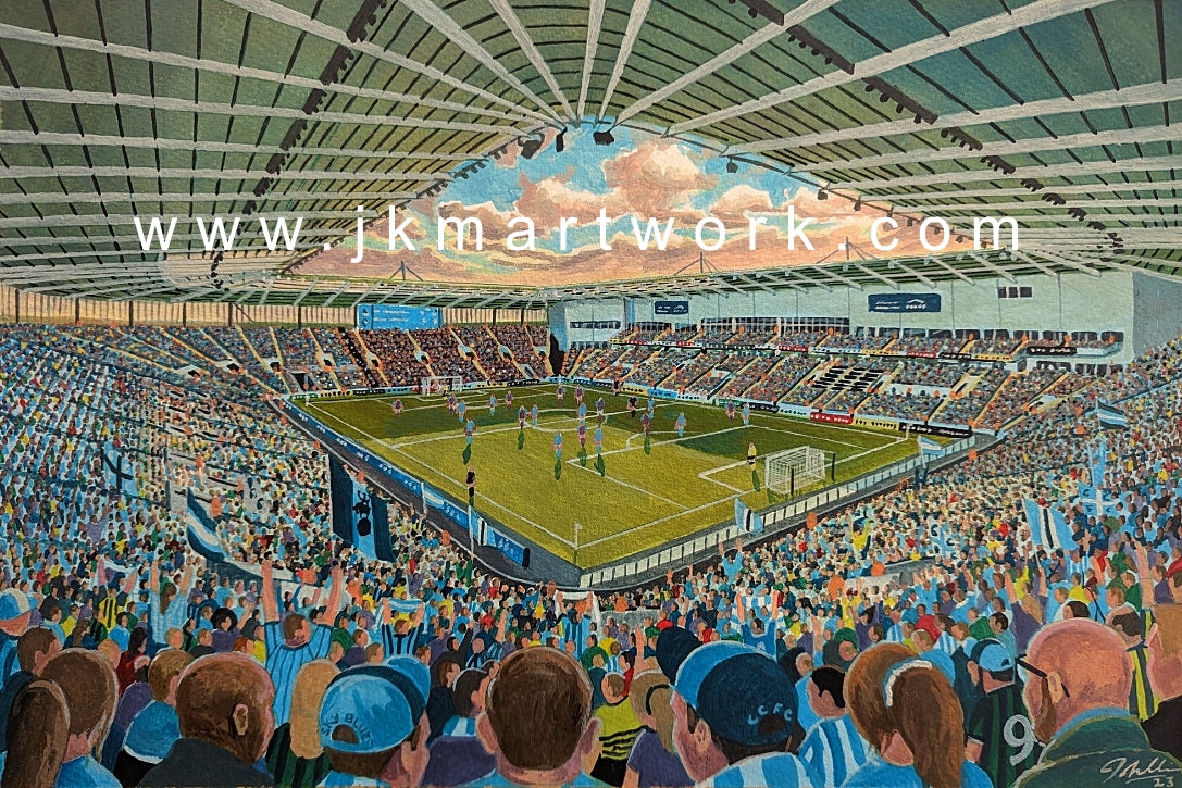 Coventry City FC CBS Arena Stadium Wall Art A4 Print
