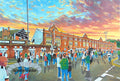 Fulham FC Craven Cottage Stadium A4 Art Print