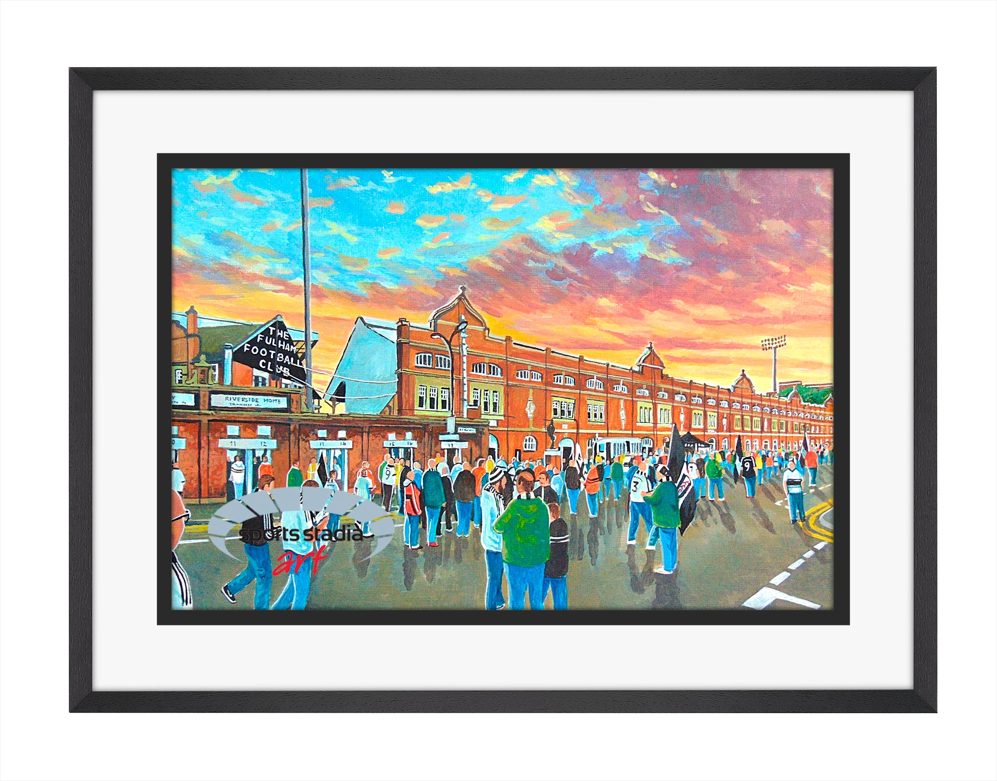 Fulham FC Craven Cottage Stadium A4 Art Print