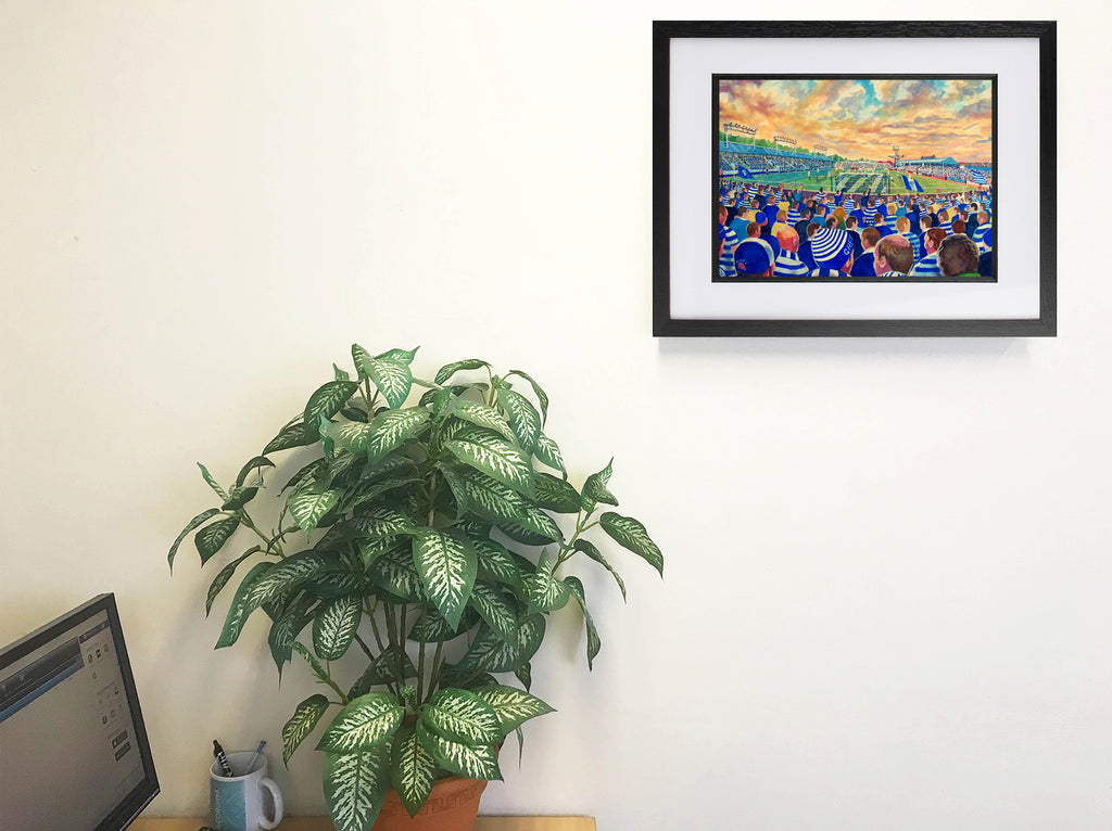 Greenock Morton FC Cappielow Park Stadium Wall Art A4 Print