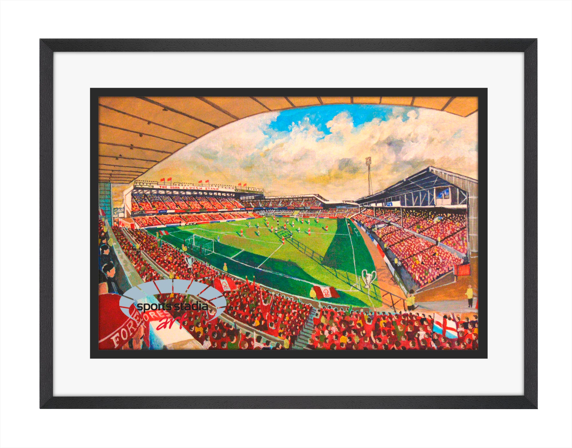 Nottingham Forest FC City Ground Stadium A4 Art Print