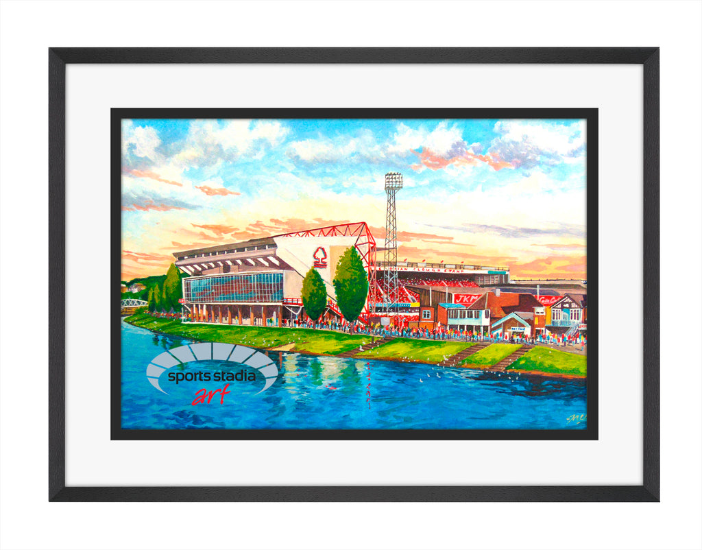 Nottingham Forest FC City Ground Stadium 'Going to the Match' Wall Art A4 Print