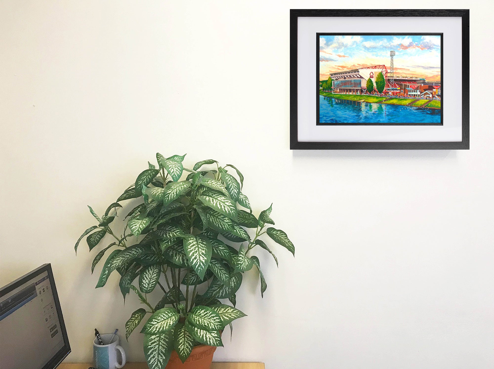 Nottingham Forest FC City Ground Stadium 'Going to the Match' Wall Art A4 Print