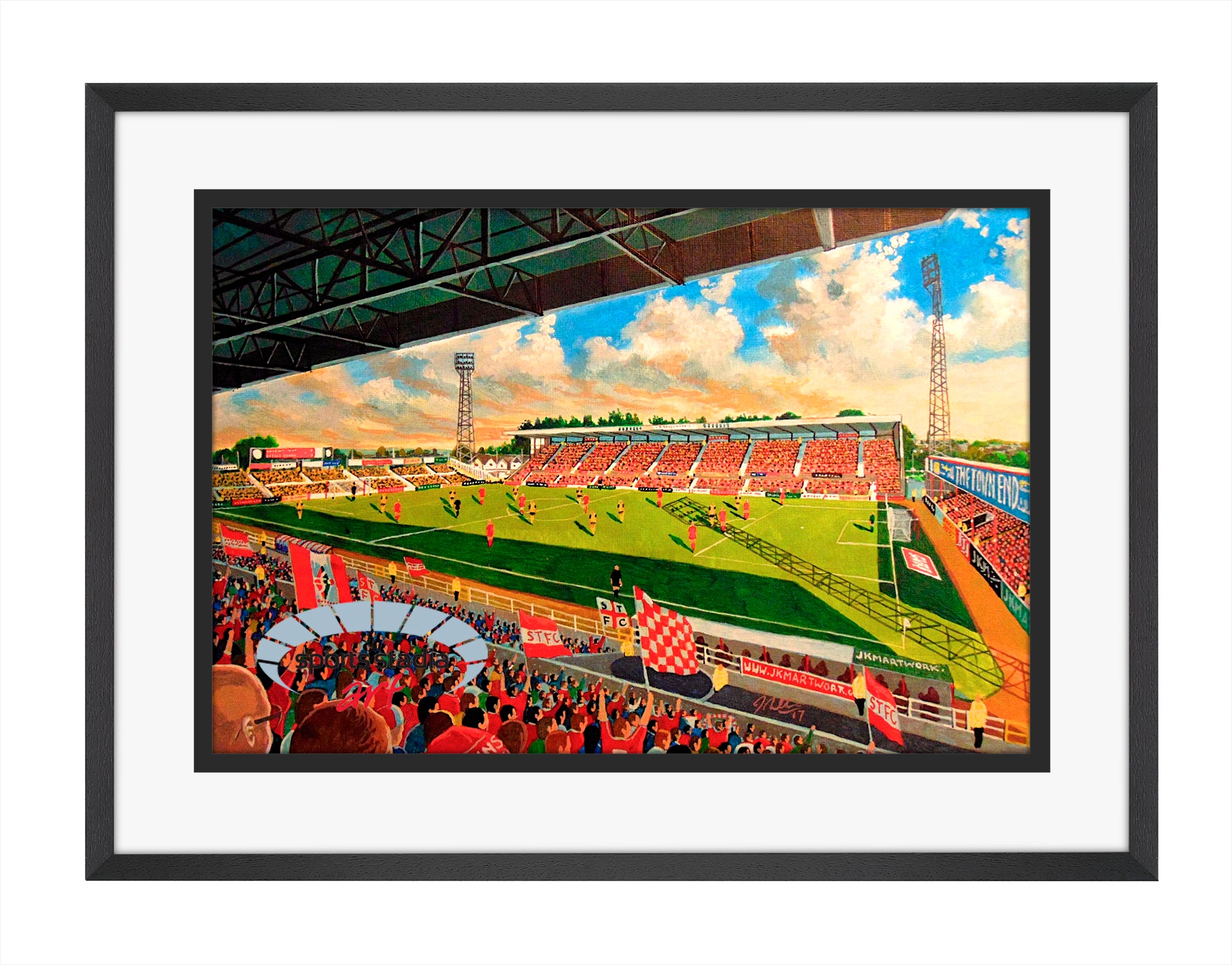 Swindon Town FC County Ground Wall Art A4 Print