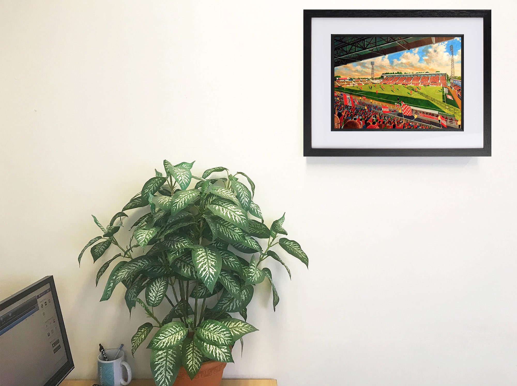 Swindon Town FC County Ground Wall Art A4 Print