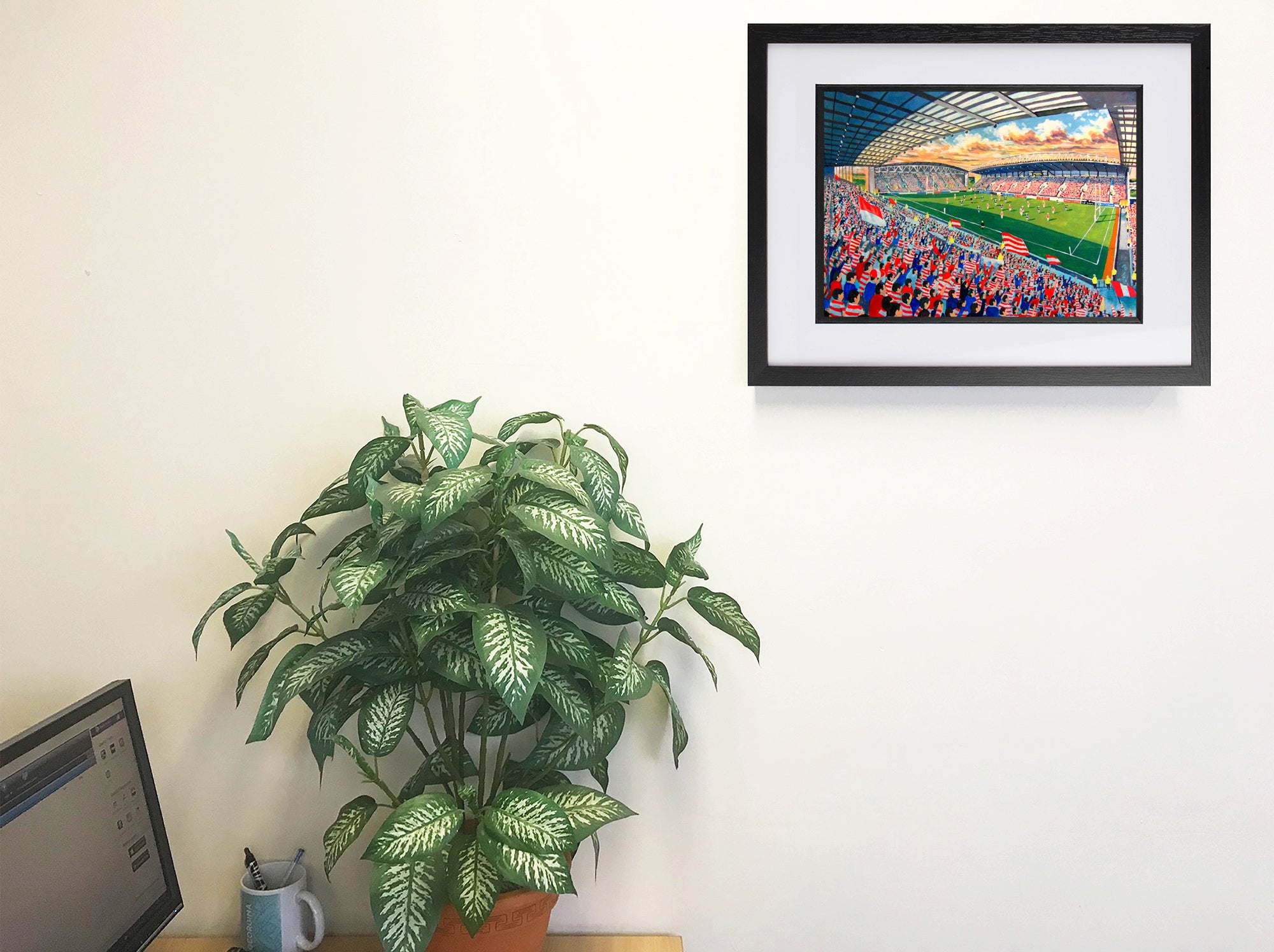Wigan Warriors Rugby League DW Stadium Wall Art A4 Print