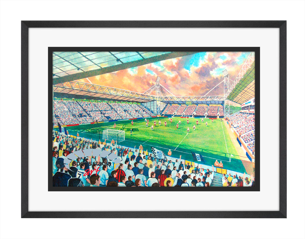 Preston North End FC Deepdale Stadium Wall Art A4 Print