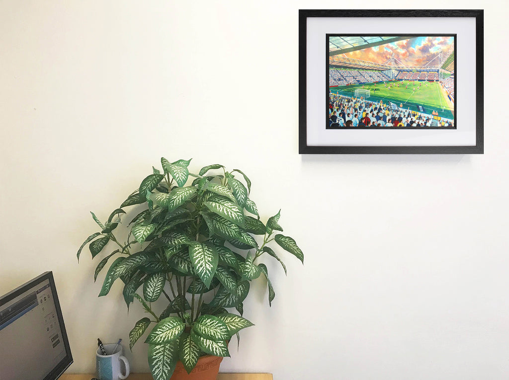 Preston North End FC Deepdale Stadium Wall Art A4 Print