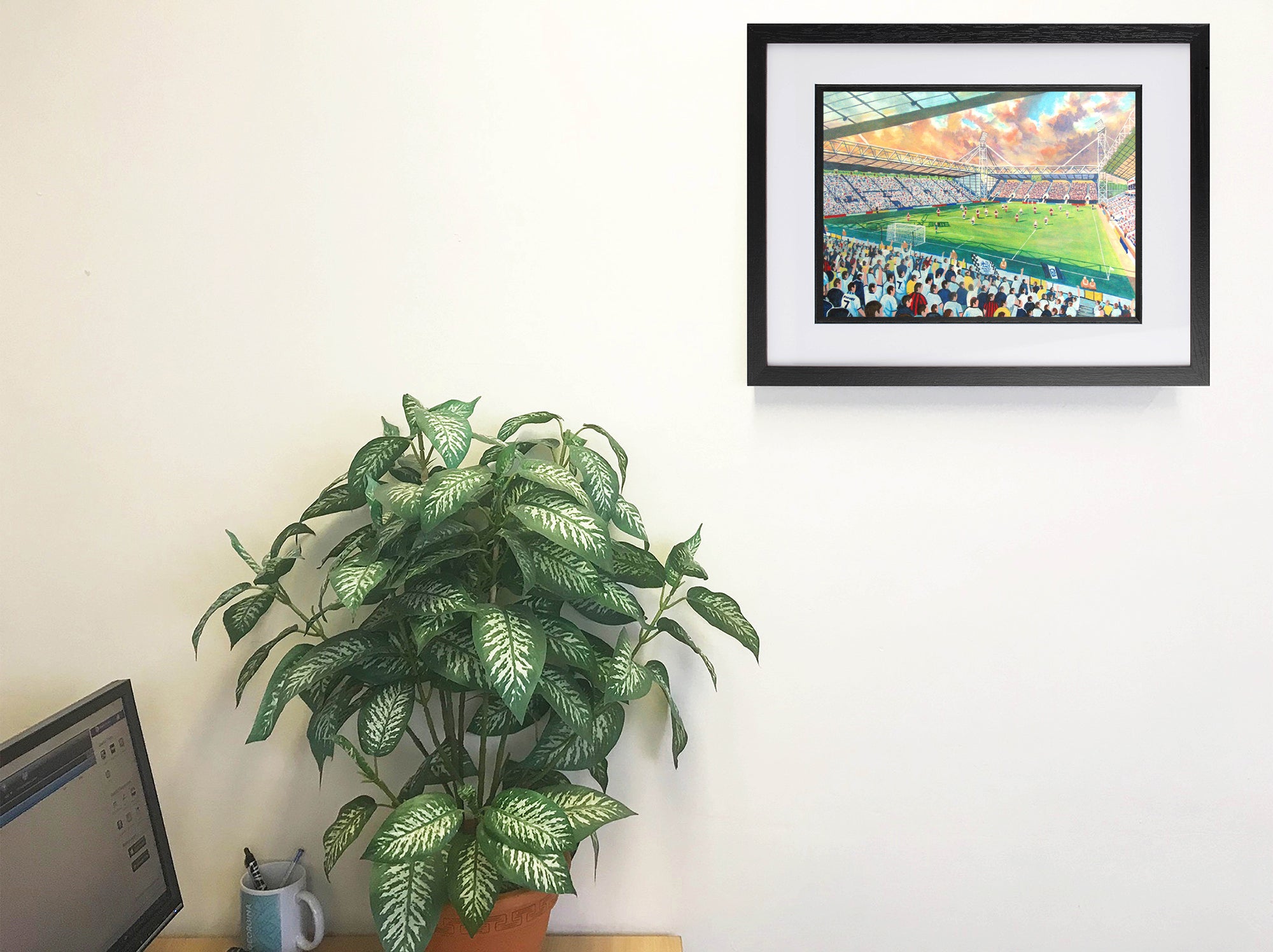 Preston North End FC Deepdale Stadium Wall Art A4 Print