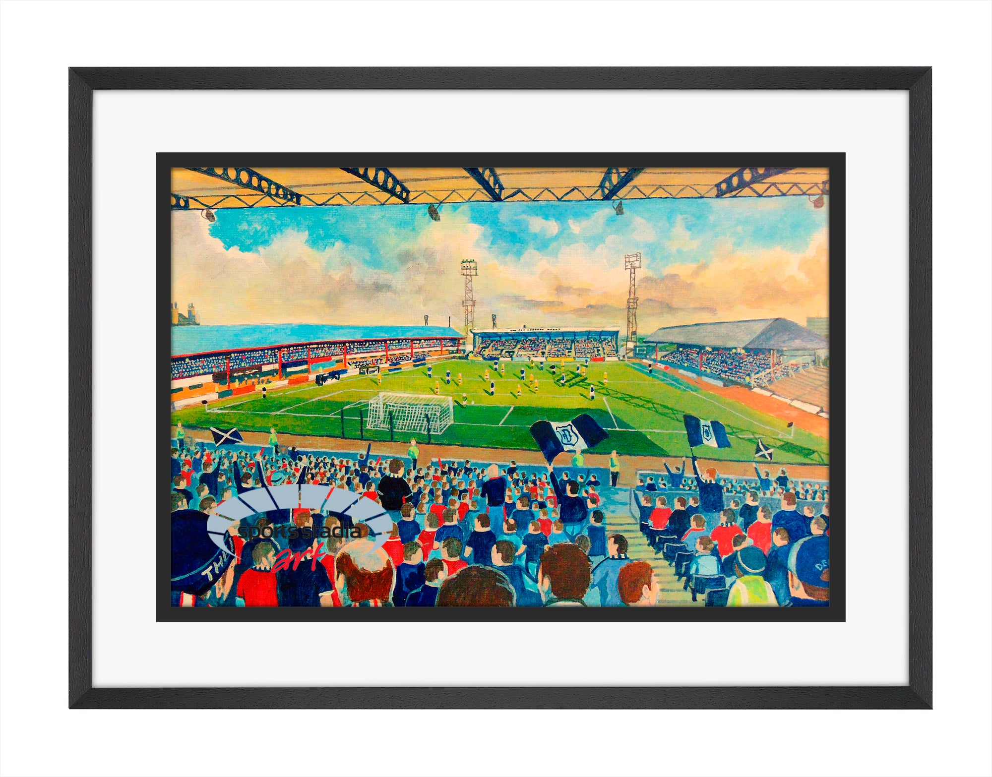 Dundee FC Dens Park Stadium Wall Art A4 Print