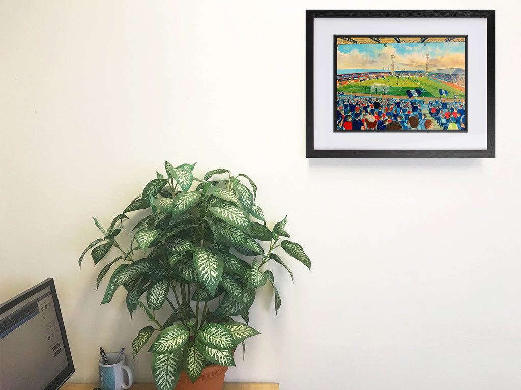 Dundee FC Dens Park Stadium Wall Art A4 Print