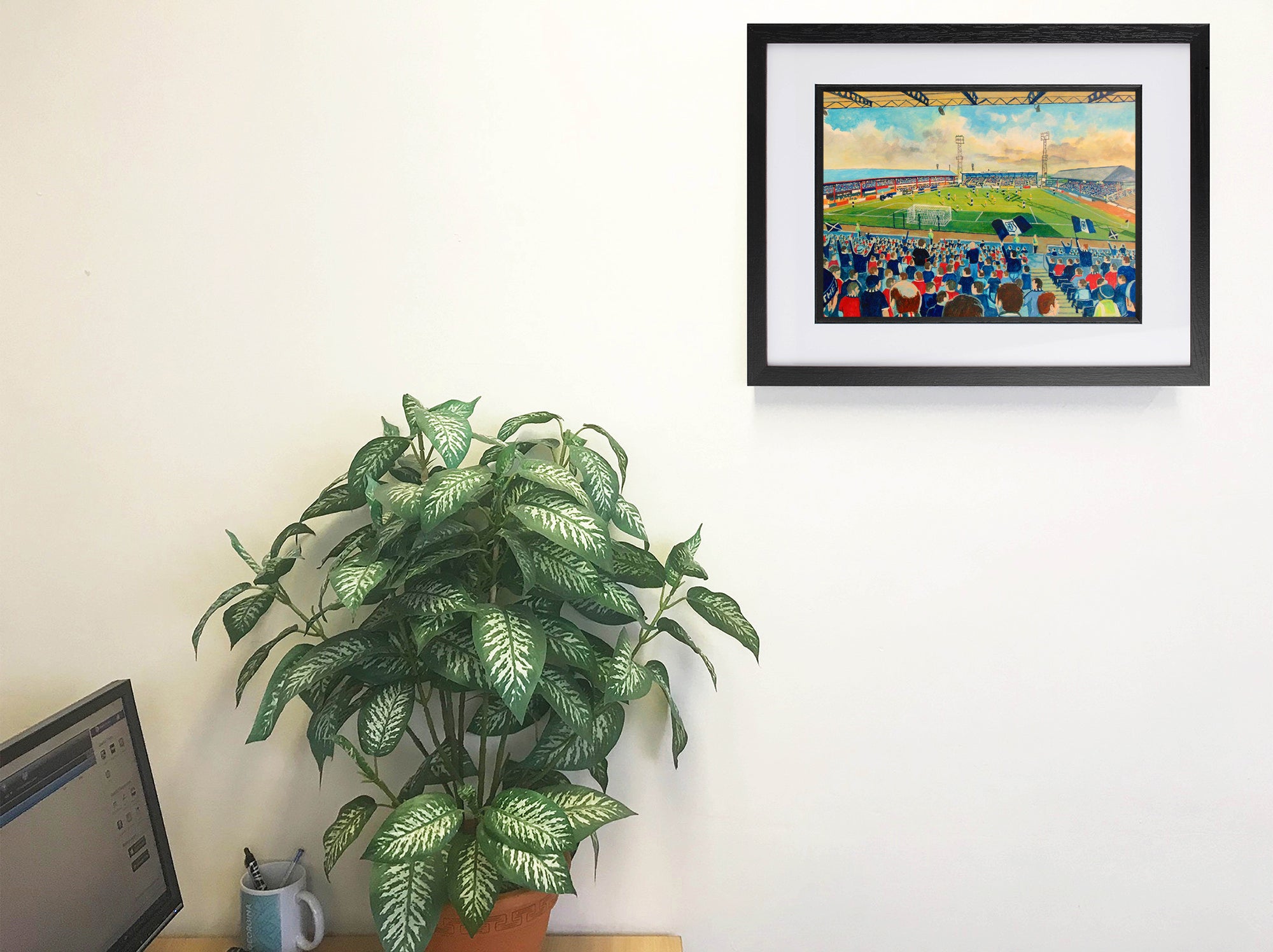 Dundee FC Dens Park Stadium Wall Art A4 Print