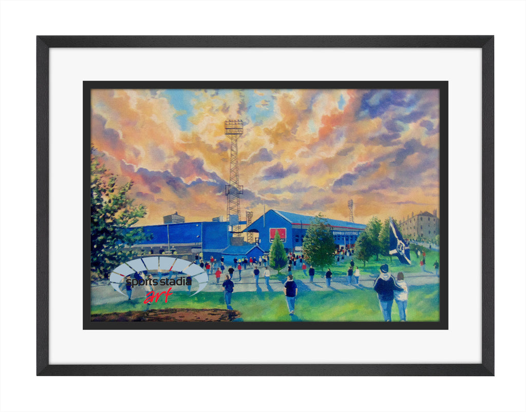 Dundee FC Dens Park Stadium 'Going to the Match' Wall Art A4 Print