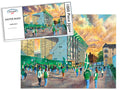 Hibernian FC Easter Road Stadium Art 'Going to the Match' Jigsaw Puzzle