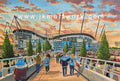 Manchester City FC Etihad Stadium Wall Art A4 Print
