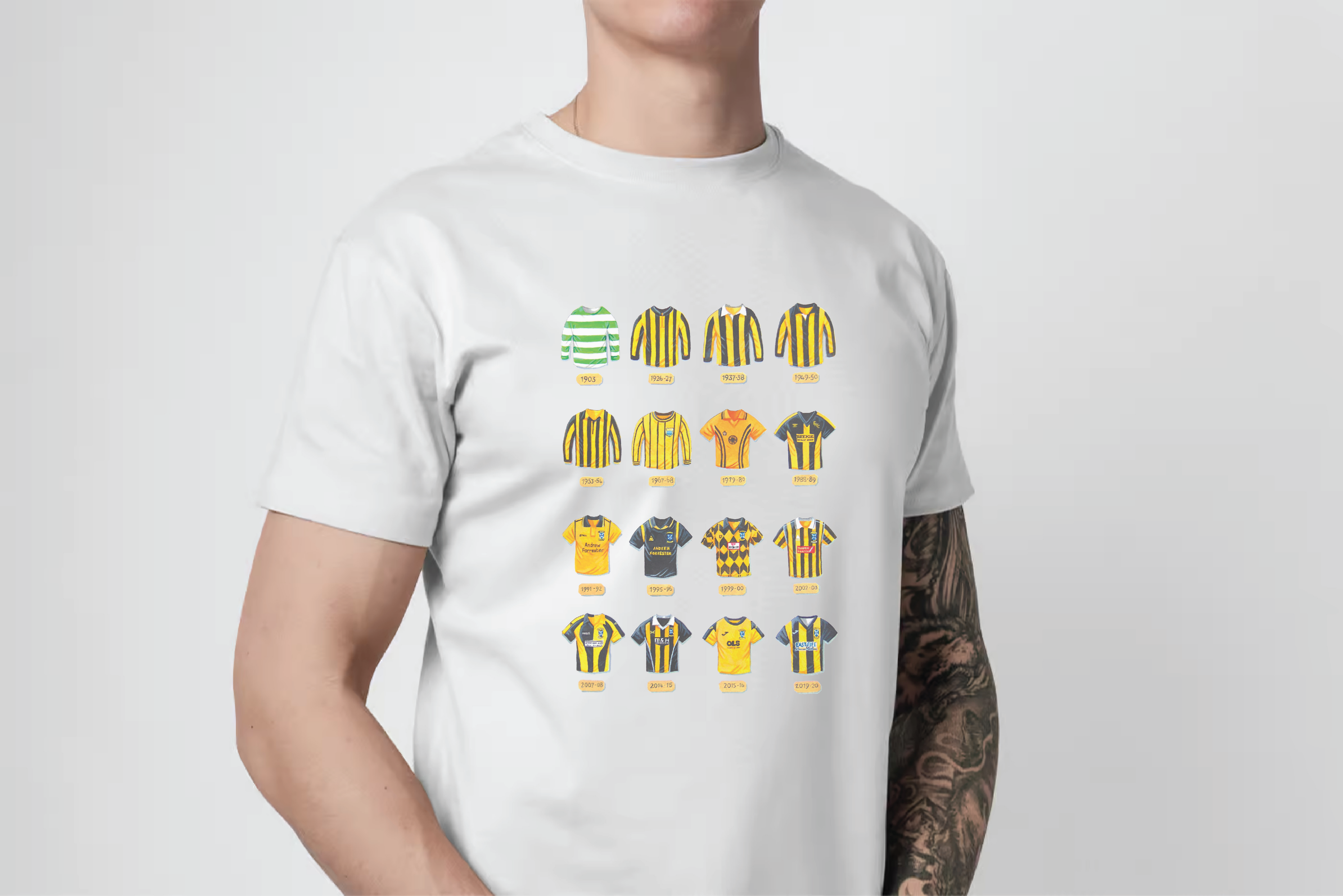 East Fife FC Retro Art Shirts T-Shirt