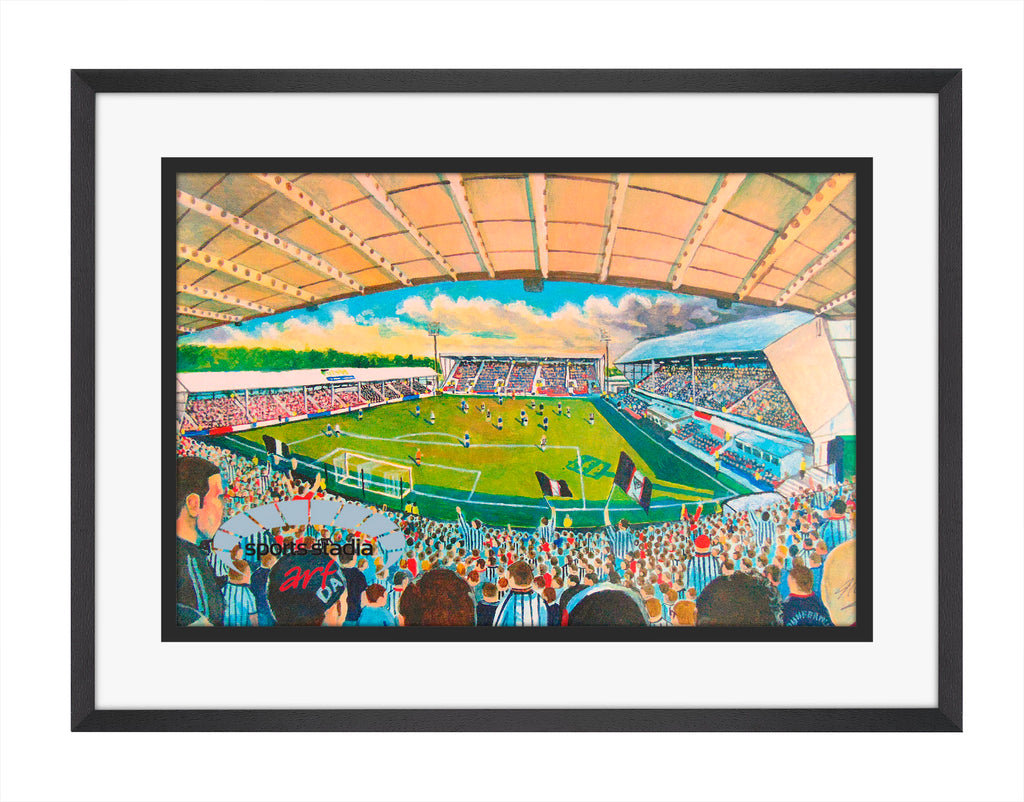Dunfermline Athletic FC East End Park Stadium Wall Art A4 Print