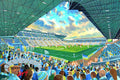 Leeds United FC Elland Road Stadium Wall Art A4 Print