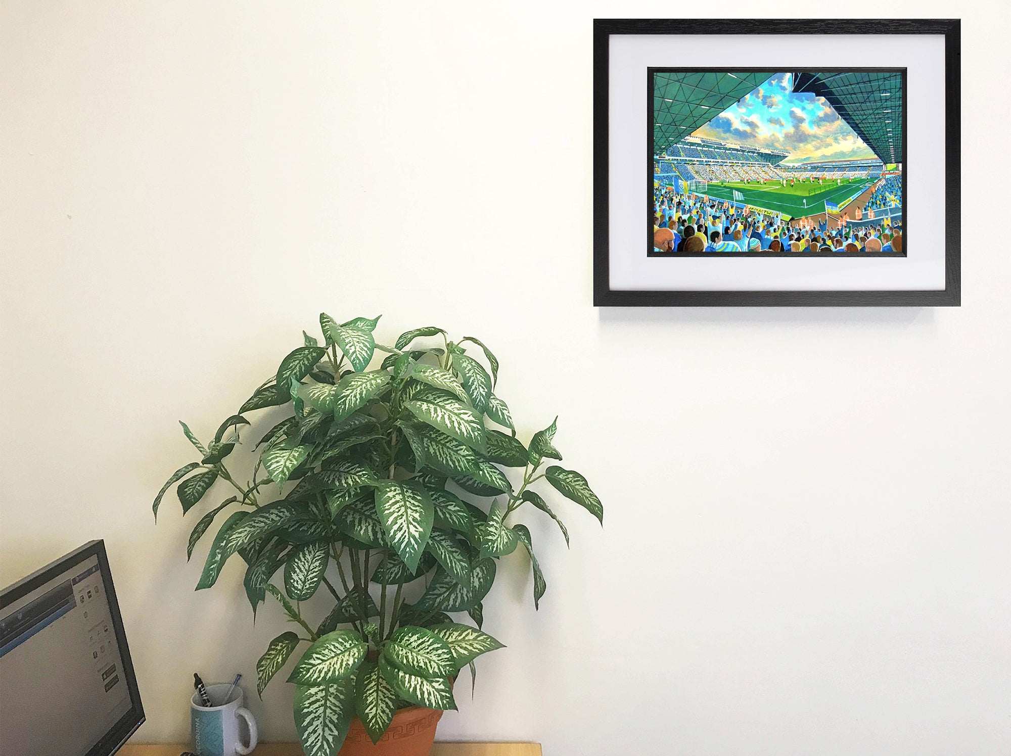 Leeds United FC Elland Road Stadium Wall Art A4 Print