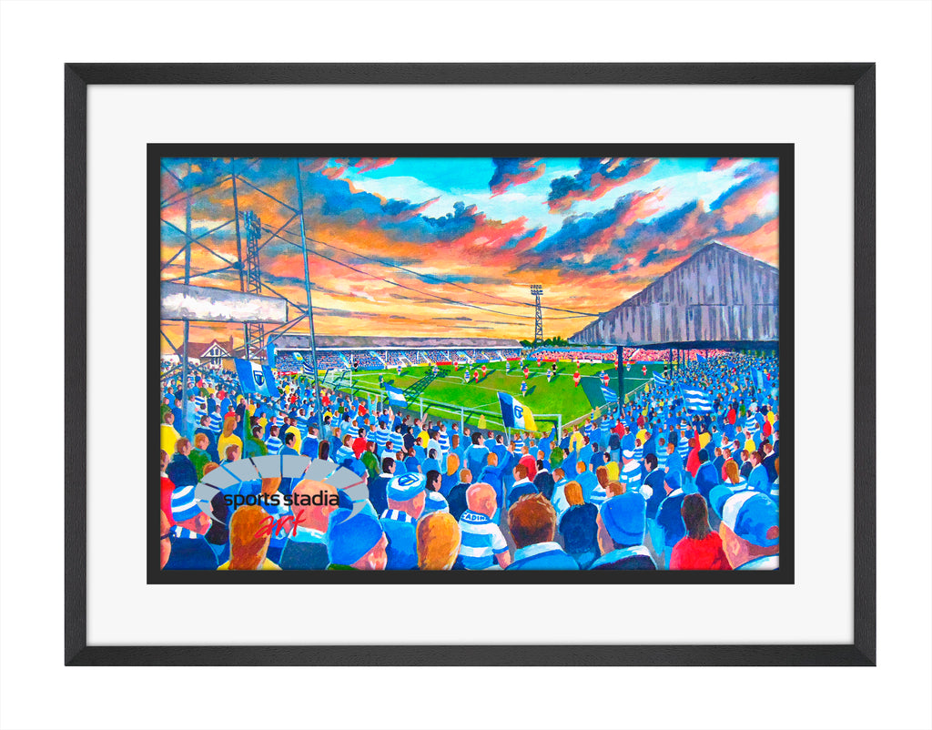 Reading FC Elm Park Stadium Wall Art A4 Print