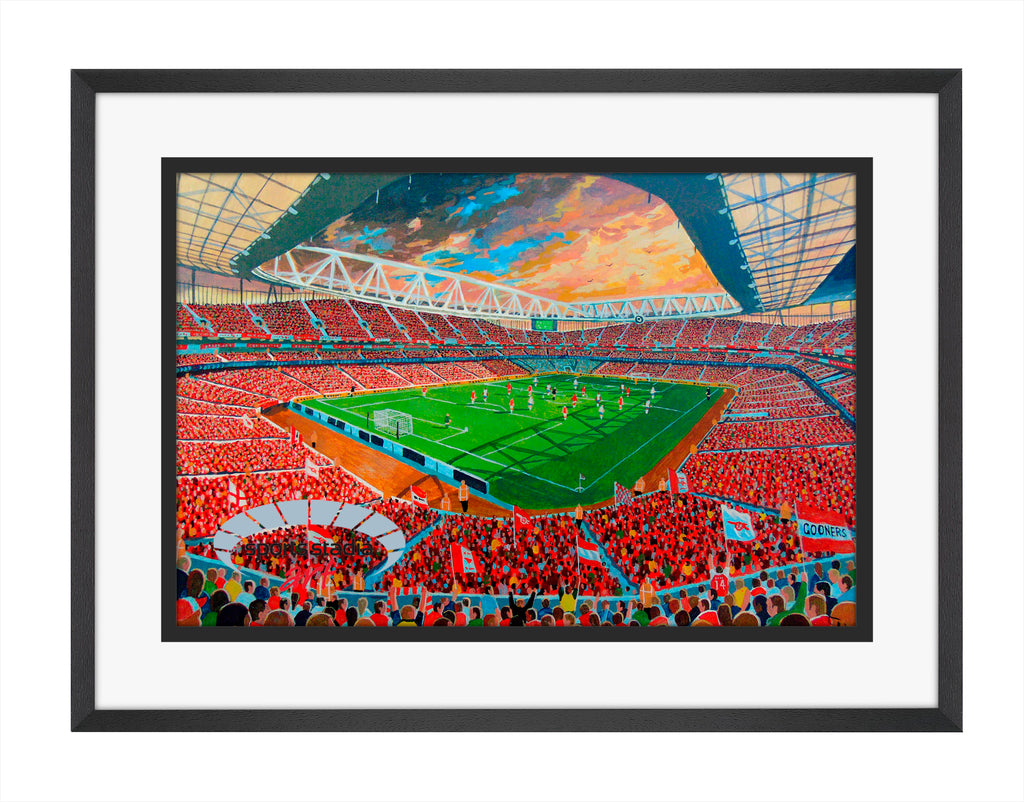 Arsenal FC Emirates Stadium Wall Art A4 Print