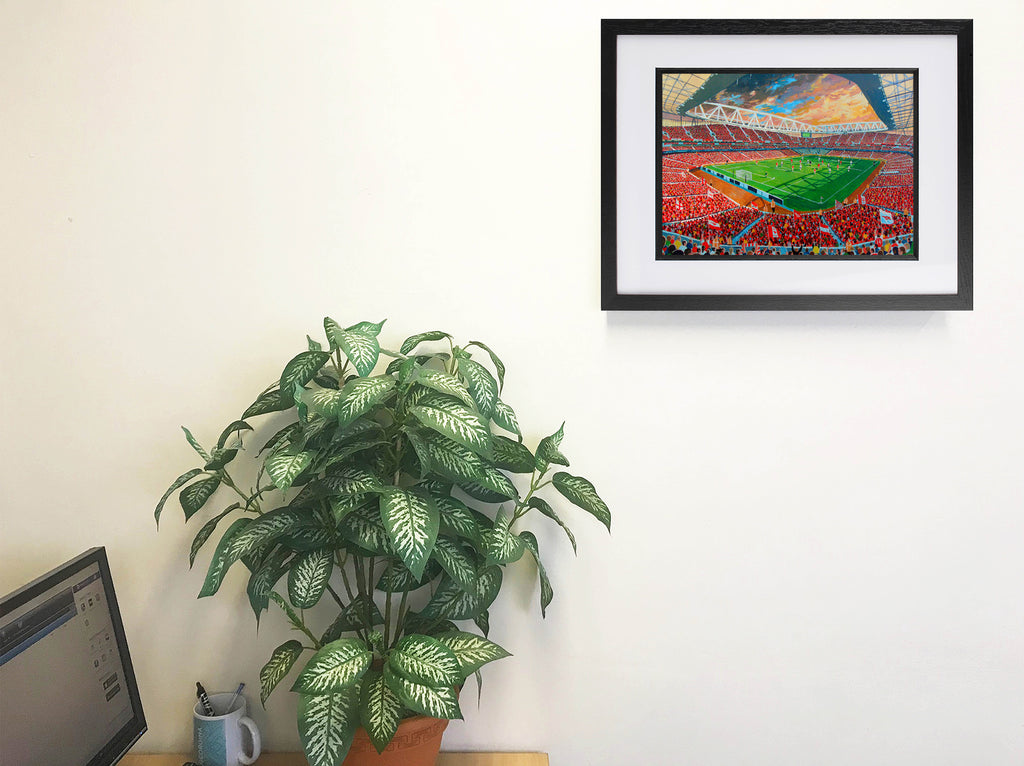 Arsenal FC Emirates Stadium Wall Art A4 Print