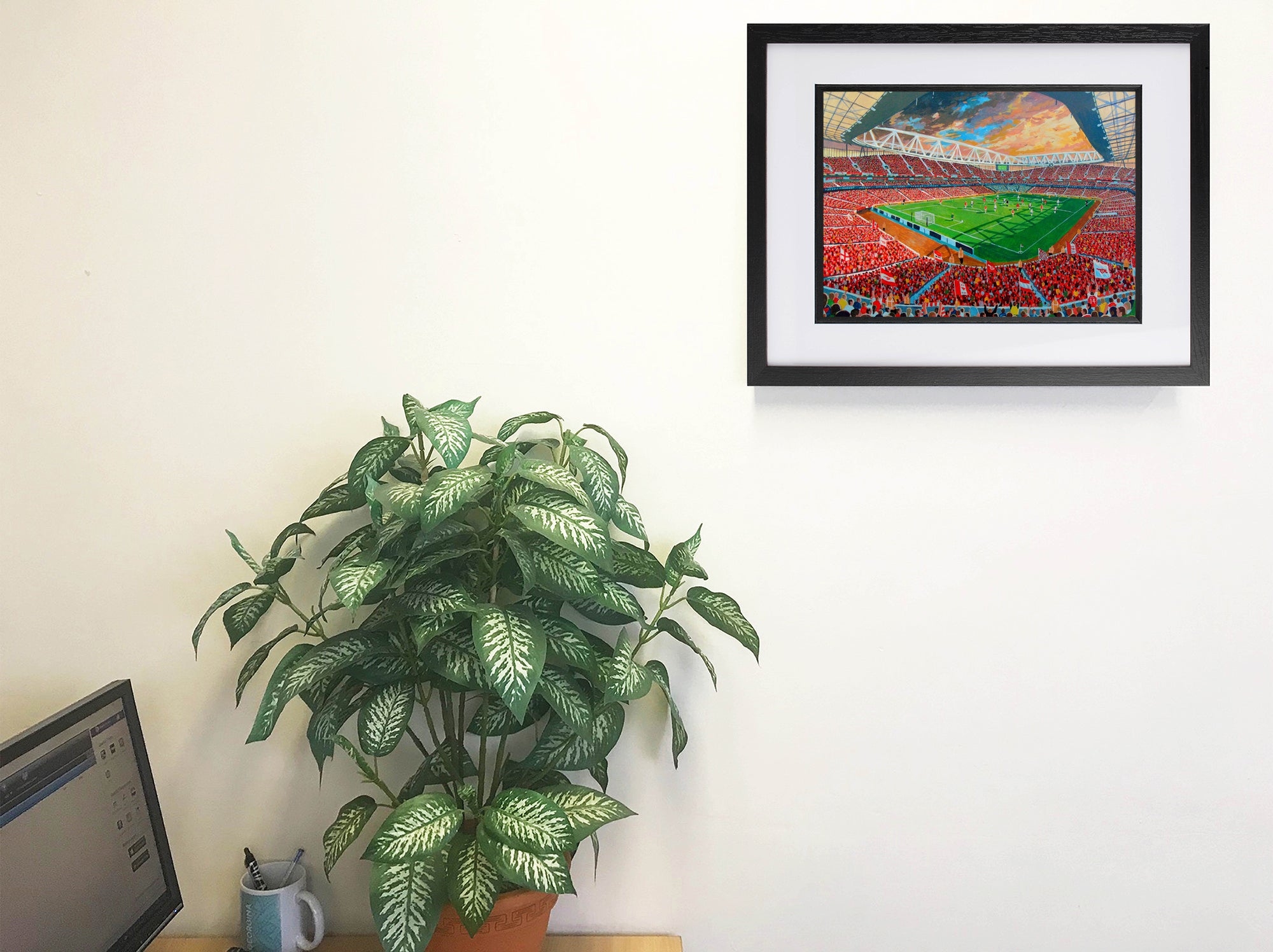 Arsenal FC Emirates Stadium Wall Art A4 Print
