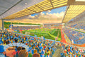 Blackburn Rovers FC Ewood Park Stadium Wall Art A4 Print